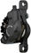Shimano XT BR-M8000 Brake Caliper w/ Resin Pads w/ Cooling Fins - black/front / rear post mount 6"