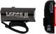 Lezyne Hecto 40 Front Light + Stick Rear Light Set -- StVZO approved - black/universal