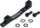 GALFER Disc Brake Adapter for 223 mm Brake Rotors - black/PM 7" to PM +43 mm