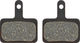 GALFER Disc Advanced Brake Pads for Tektro - semi-metallic - steel/TE-001