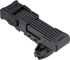 ABUS Bordo 6000K Folding Lock w/ SH SF Saddle Bracket & Rain Cap - black/90 cm