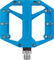 Shimano Pédales à Plateforme PD-GR400 - bleu/universal