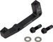 Magura Disc Brake Adapter for 203 mm Rotors - black/front IS to PM