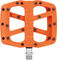 e*thirteen Base Flat Platform Pedals - naranja/universal