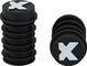 Sixpack Racing S-Trix AL Handlebar Grips - black-black/143 mm