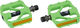 EARLY RIDER Pedales de plataforma P1 Resin para bicicletas para niños de 14"-16" - green/universal