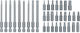 Proxxon Set Mécanique de Précision 1/4" avec Cliquet à Embouts MICRO 36 pièces - noir-argenté/universal