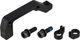 Shimano Disc Brake Adapter for 180 mm Rotors - black/rear IS to PM