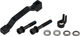 Shimano Scheibenbremsadapter für 180 mm Scheibe - schwarz/PM 6" auf PM +20 mm
