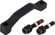 Magura Disc Brake Adapter for 220 mm Rotors - black/PM 8" to PM +20 mm