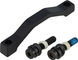 Magura Disc Brake Adapter for 220 mm Rotors - black/PM 8" to PM +17 mm