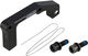 Shimano Disc Brake Adapter for 203 mm Rotors - black/front IS to PM