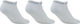 Craft Chaussettes Core Dry Shaftless - paquet de 3 - blanc/40-42