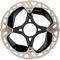 Shimano Disque de Frein RT-MT900 Center Lock Denture Interne pour XTR/Dura-Ace - argenté-noir/160 mm