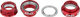 Chris King GripNut Bold EC34/28.6 - EC34/30 Threaded Headset - red/EC34/28.6 - EC34/30