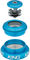 Chris King InSet i7 ZS44/28,6 - EC44/40 Mixed Tapered GripLock Steuersatz - matte turquoise/ZS44/28,6 - EC44/40