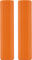 ESI Ribbed Chunky Silicone Handlebar Grips - orange/130 mm