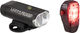Lezyne Set de iluminación Hecto Pro 400 + KTV Drive con aprobación StVZO - negro/400 lúmenes