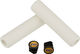 ESI Chunky Silicone Handlebar Grips - white/130 mm