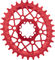 absoluteBLACK Oval T-Type Chainring for SRAM Transmission 3 mm Offset - red/32 tooth