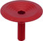 absoluteBLACK Tapa Ahead Premium Integrated Top Cap - red/1 1/8"