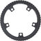 Gates Polea delantera CDX 5 brazos círculo de agujeros de 130 mm - negro/55 dientes