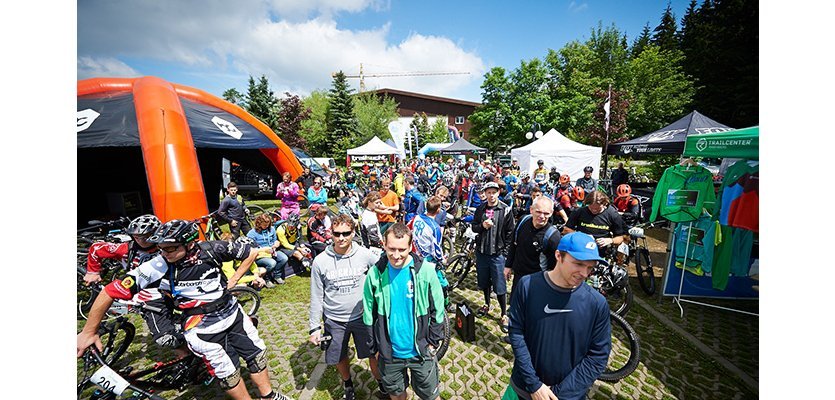 Start / Zielbereich Trailtrophy Breitenbrunn 2014