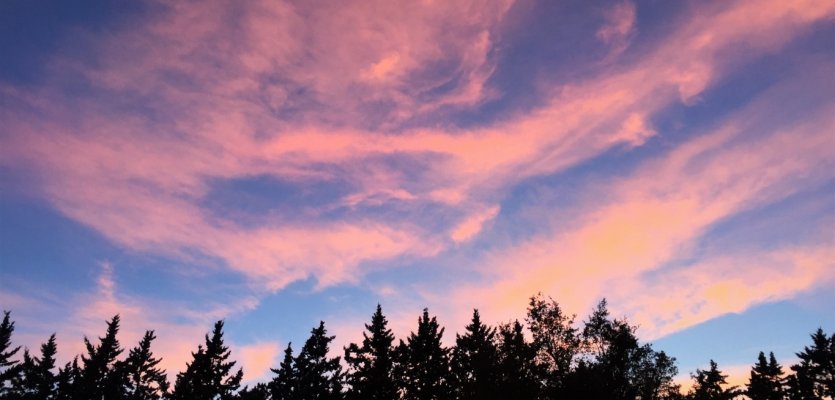 Fast täglich konnten wir einen so schönen Sonnenuntergang genießen