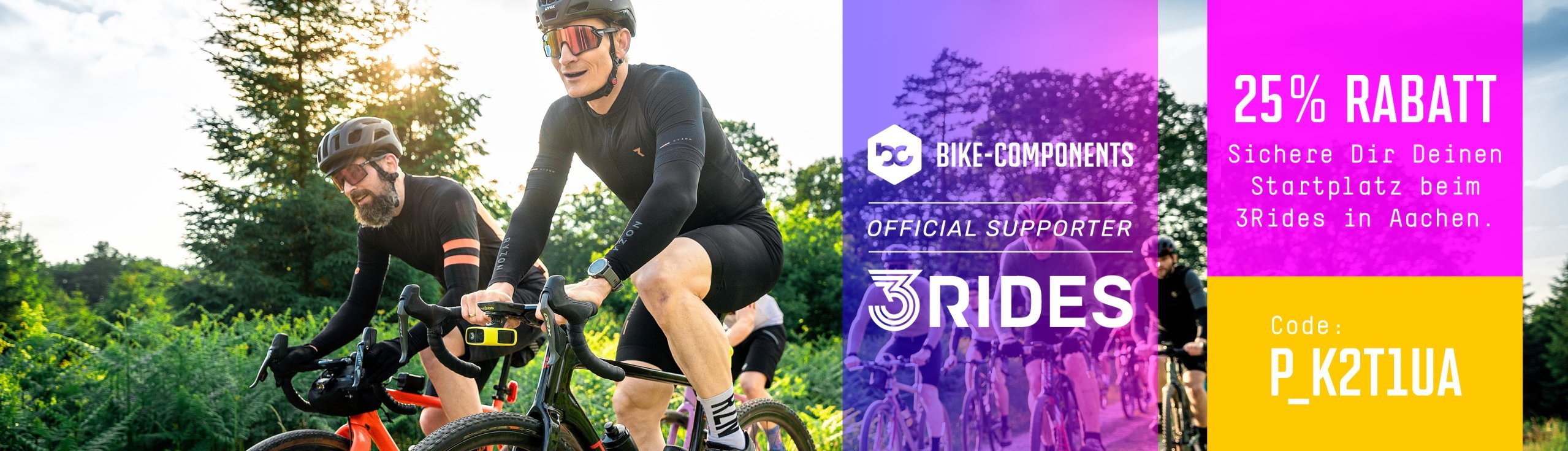 3Rides Anmeldung Gravel Event Ausfahrt Race