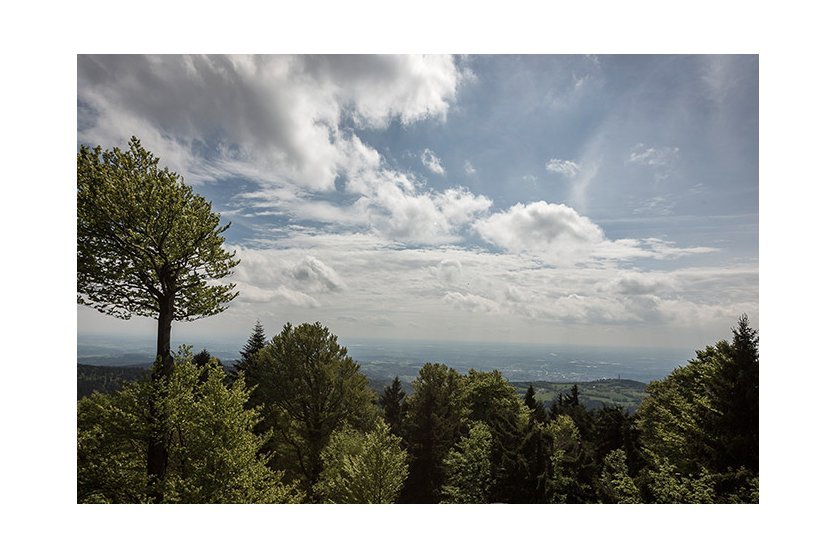 Fernblick von Bischofsmais in den Bayerischen Wald