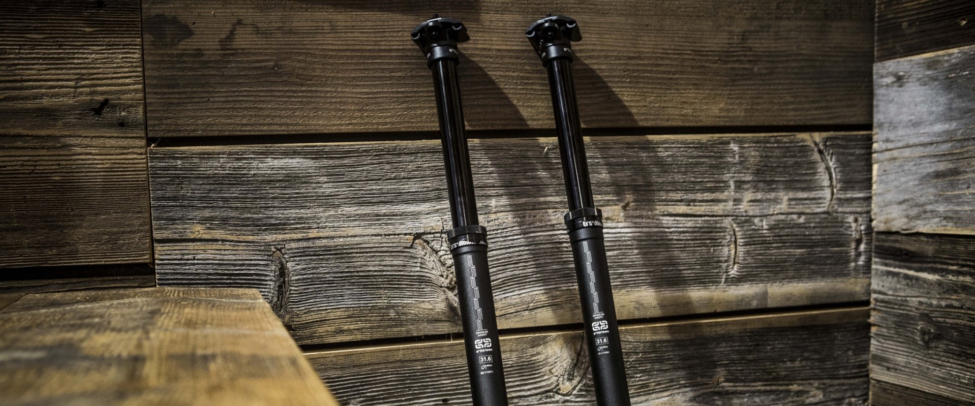 The new TRS+ dropper post features 170 mm of travel and 4 settings that are mechanically actuated. 