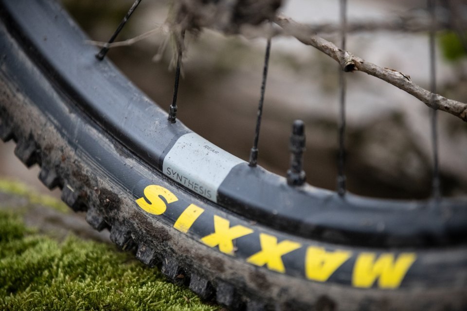 Hinterrad Mountainbike Speichen Reifen