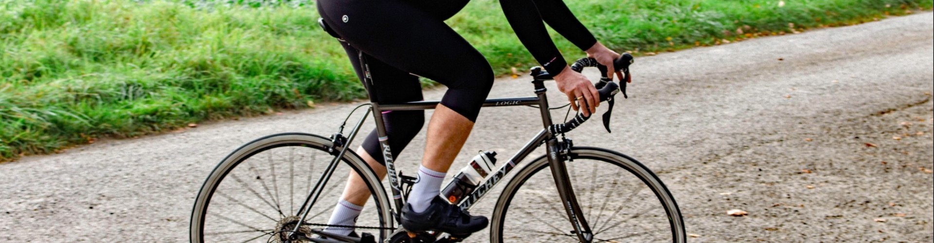 Bib shorts and knee warmers are a great combination for changing weather in spring and fall.