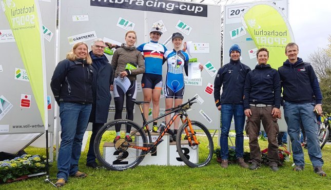 Das Podium - Theresia auf Platz 1