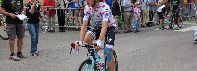 Christopher von bc bei der Tour de France 2014 im support Car von Mavic