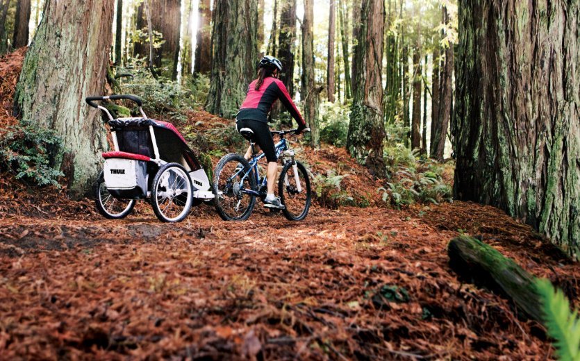 Ya sea en bicicleta de montaña...