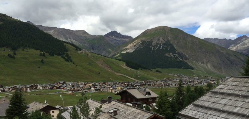 Blick auf Livigno Freeride Camp 2014