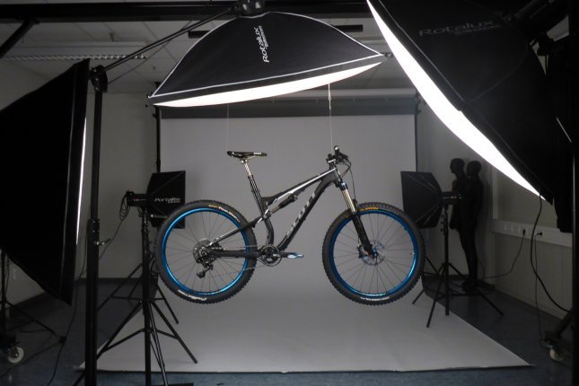 Making-Of der Komplettbikebilder