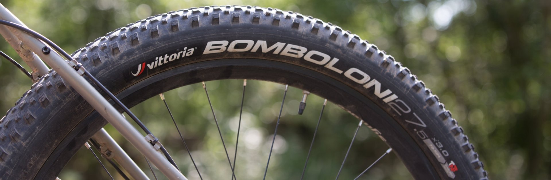 The Vittoria Bomboloni tyres are super wide and offer the prefect amount of grip.