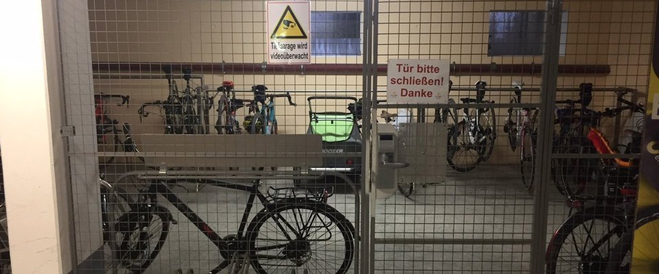 The special bike garage.