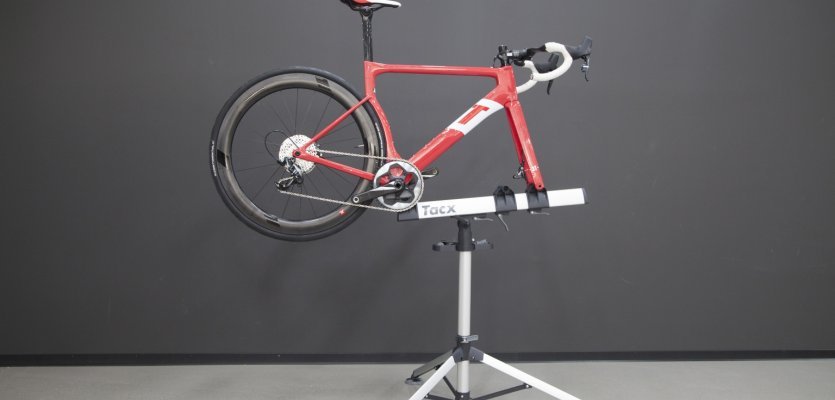 A stable and secure repair stand.