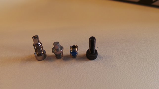 Die Länge der Pins eines Plattformpedals (Flatpedal) variieren von 6 bis 13 mm.