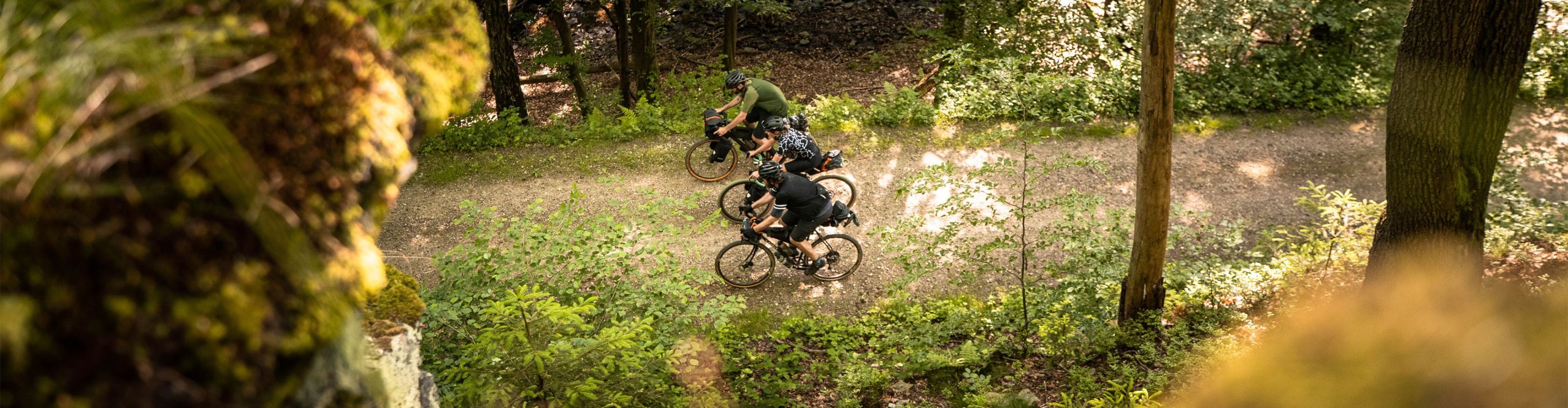 Ortlieb 3 Bikerpacker, von erhöhter Position aus beobachtet