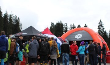 Expo Area Trailtrophy Lenzerheide 2014 Startnummernausgabe