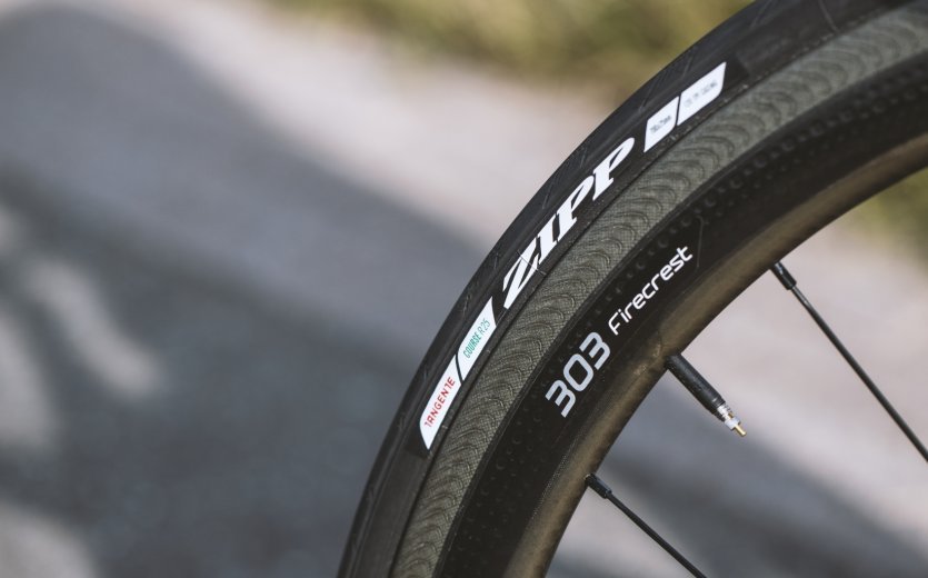 The new Zipp 303 Firecrest Carbon Clincher wheelset.