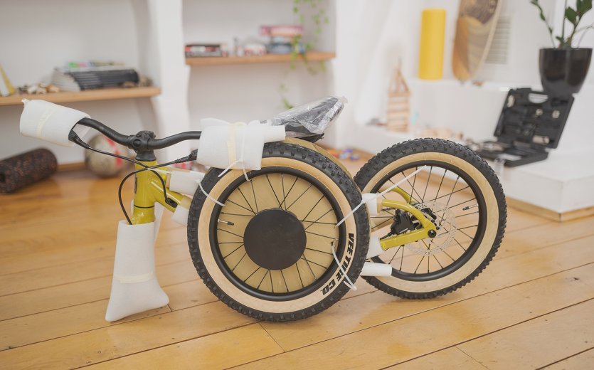 5. Das ausgepackte Bike
