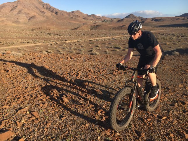 Fat Bikes on Fuerteventura are right in their element on the lava rock.