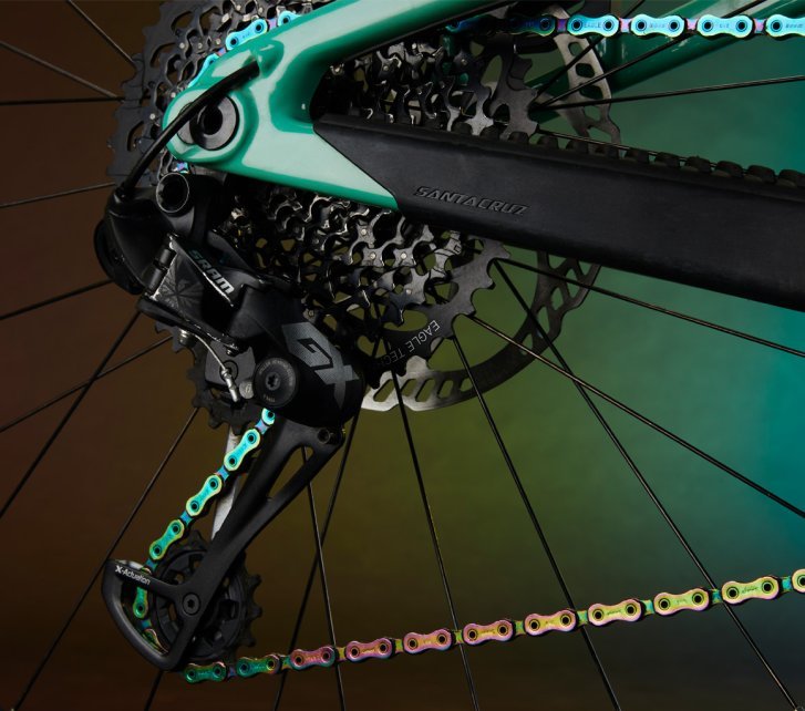 Moderne 1x12-Antriebe sind mittlerweile Standard am Mountain Bike. Hier: SRAM GX Eagle.