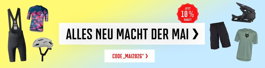Alles neu macht der Mai: Spare 10% auf Bekleidung mit dem Code MAI2026