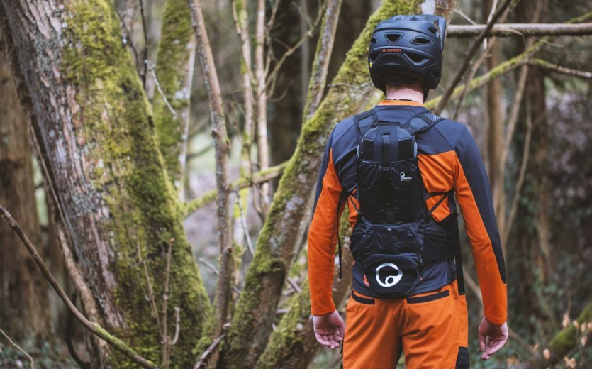 The Ergon BP1, the perfect backpack for Gravity, Downhill and Freeride MTB riders looking to protect their back and carry essential gear.